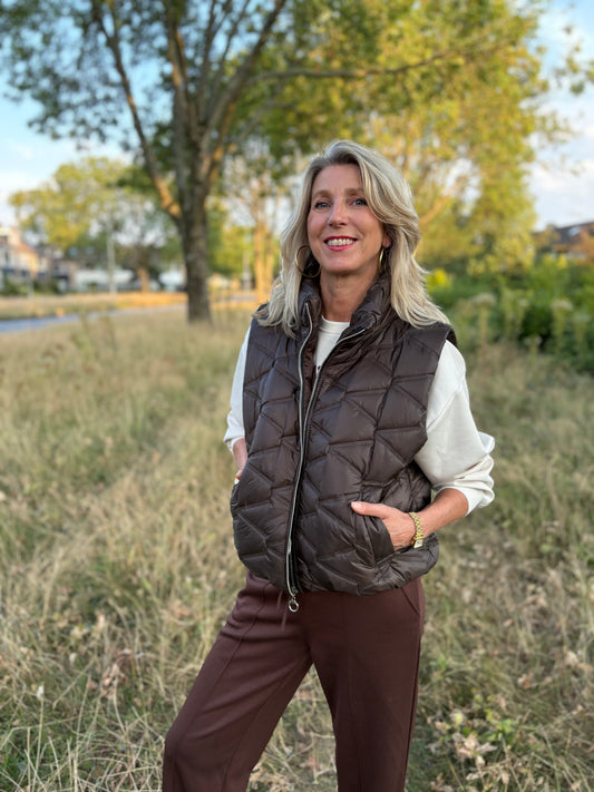 Bella bodywarmer bruin one size