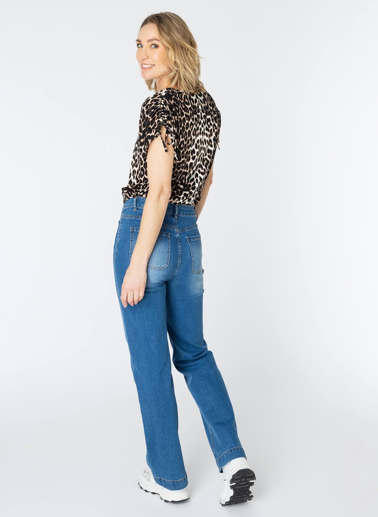 ES&SY top Niva leopard beige/multicolour