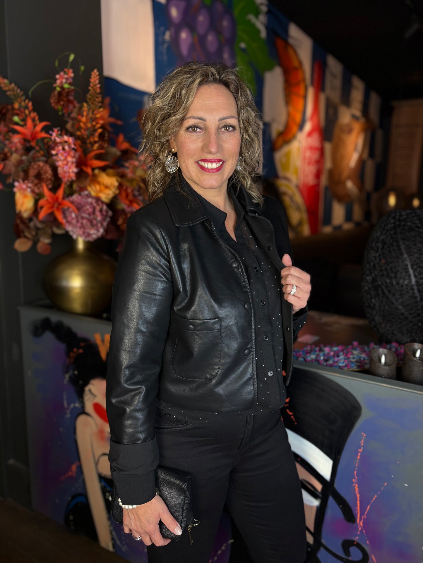 Drôle de Copine jack leatherlook black