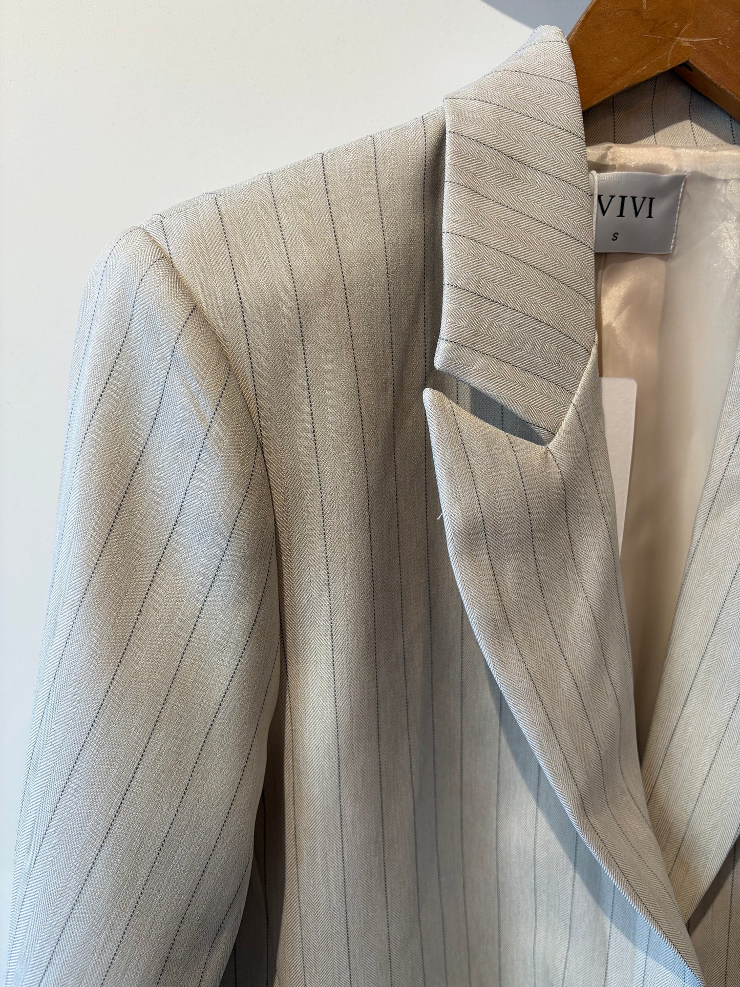 Ivivi blazer lichtzand/kiezel