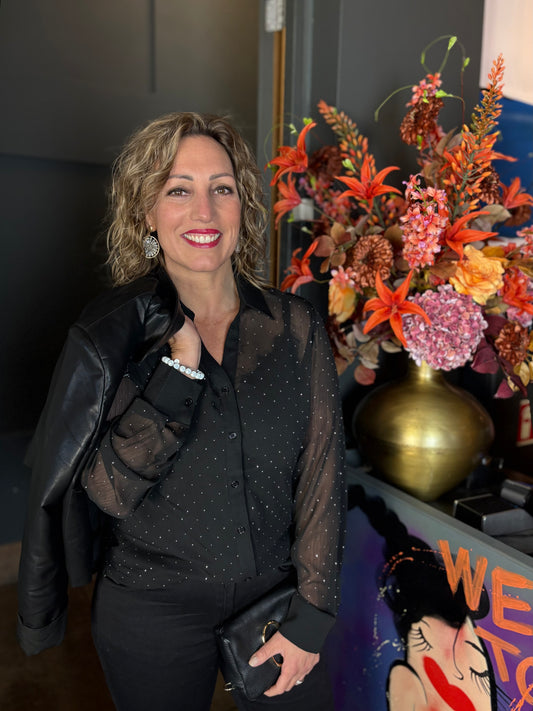 C&S blouse Layla black