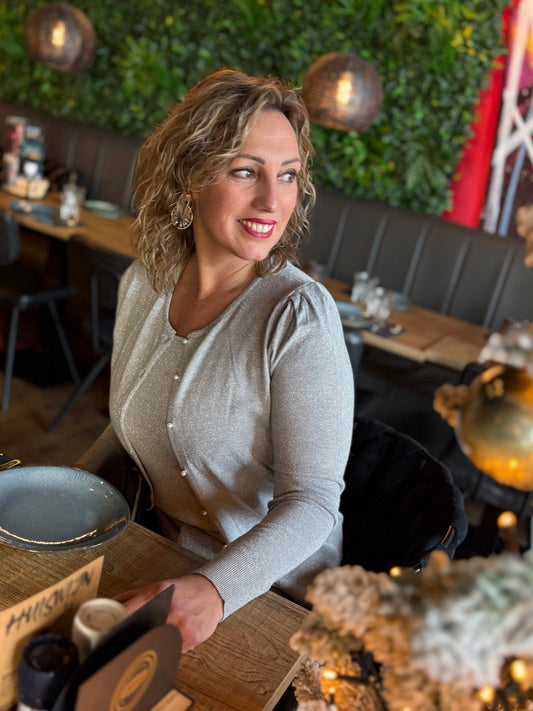 Ivy Beau vest Azra silver