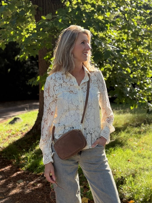 Golden Live blouse kant creme