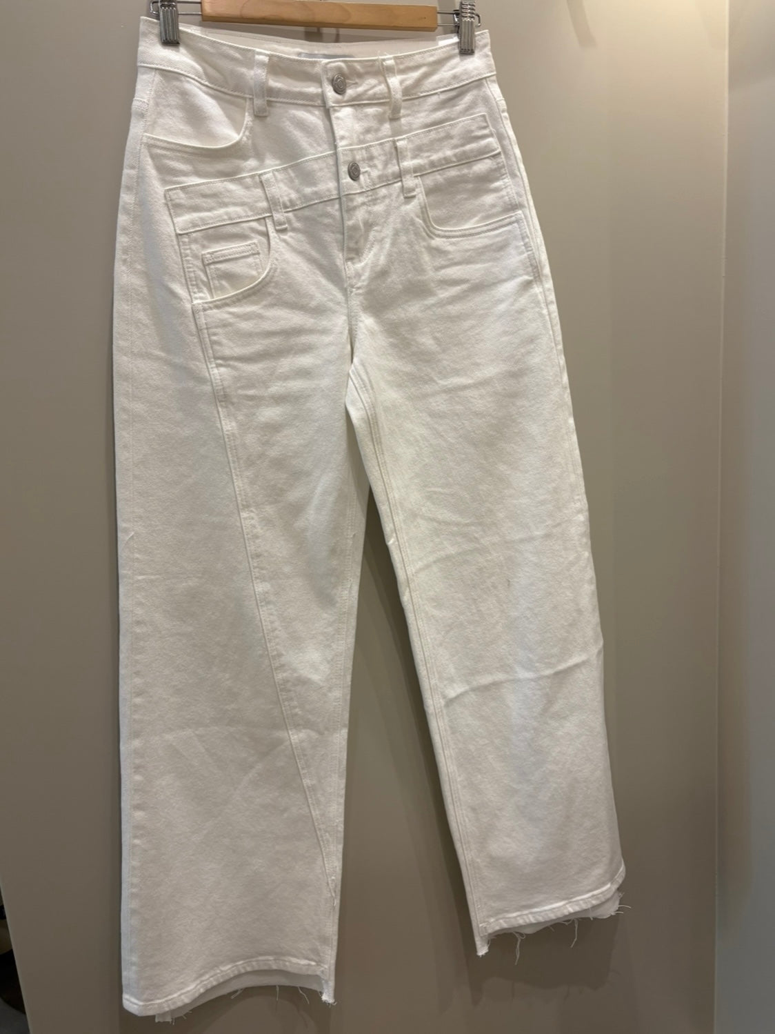 Toxic jeans wide leg offwhite