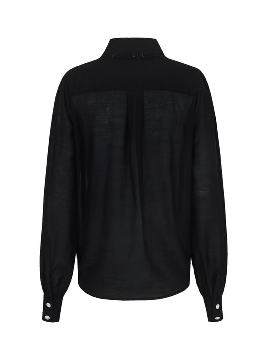 CS The Label blouse Bernou black