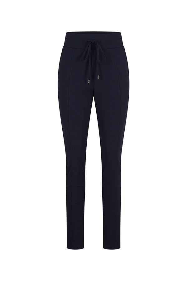 Mi Piace travelpants smalle pijp 202134 donkerblauw