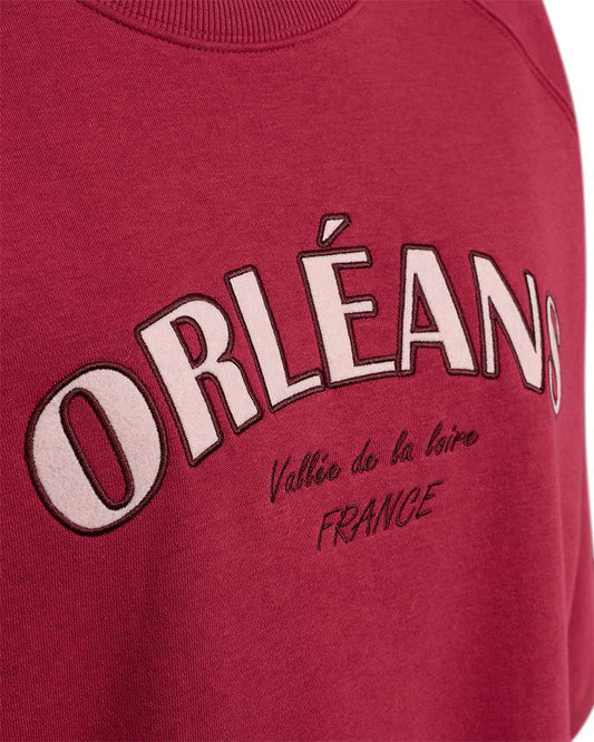 Freequent sweater Kamela red bud/pale mauve