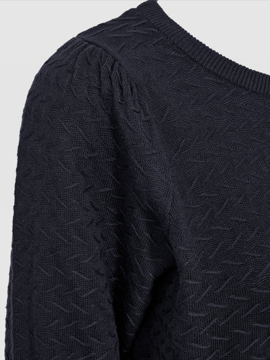 Freequent trui Dodo jacquard pattern salute