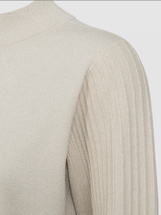 Freequent trui Bisolo sparkle moonbeam/silver