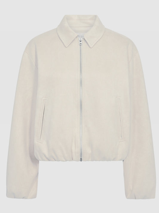 Freequent jacket suedine moonbeam