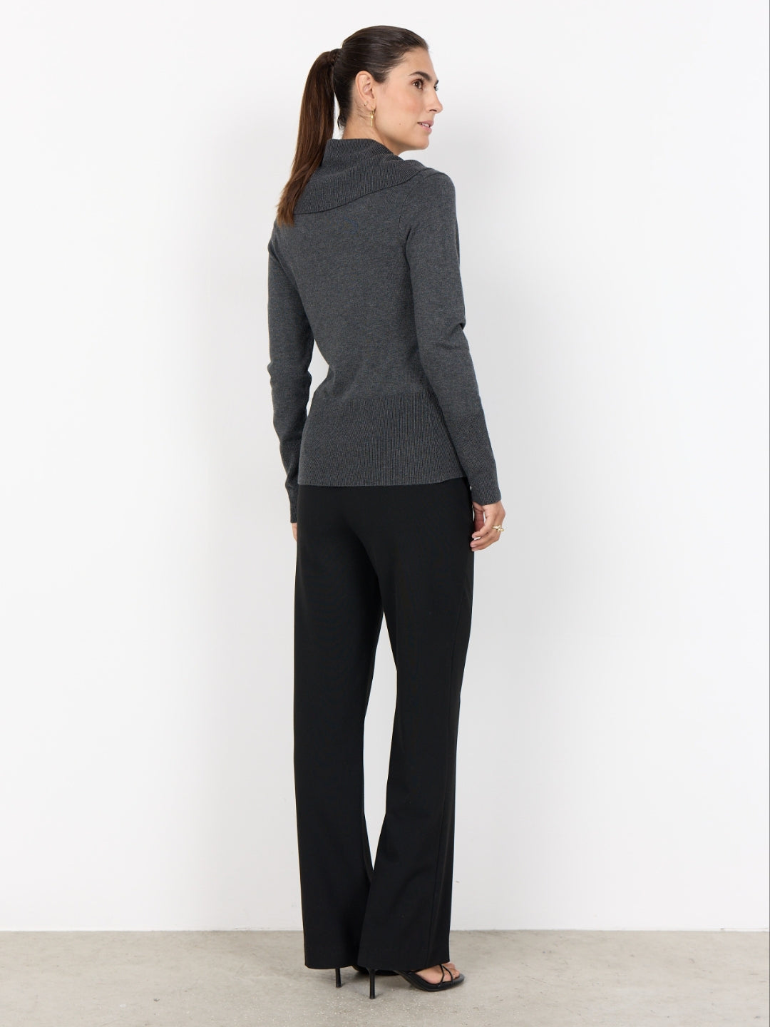 Soyaconcept trui Dollie 305 antraciet melange