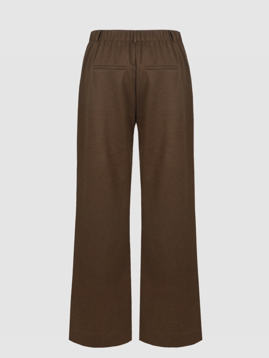 CS The Label broek Padme dark walnut