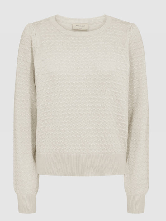 Freequent trui Dodo jacquard pattern moonbeam