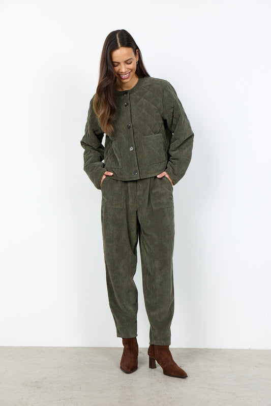 Soyaconcept jacket Bindi 21 donkergroen