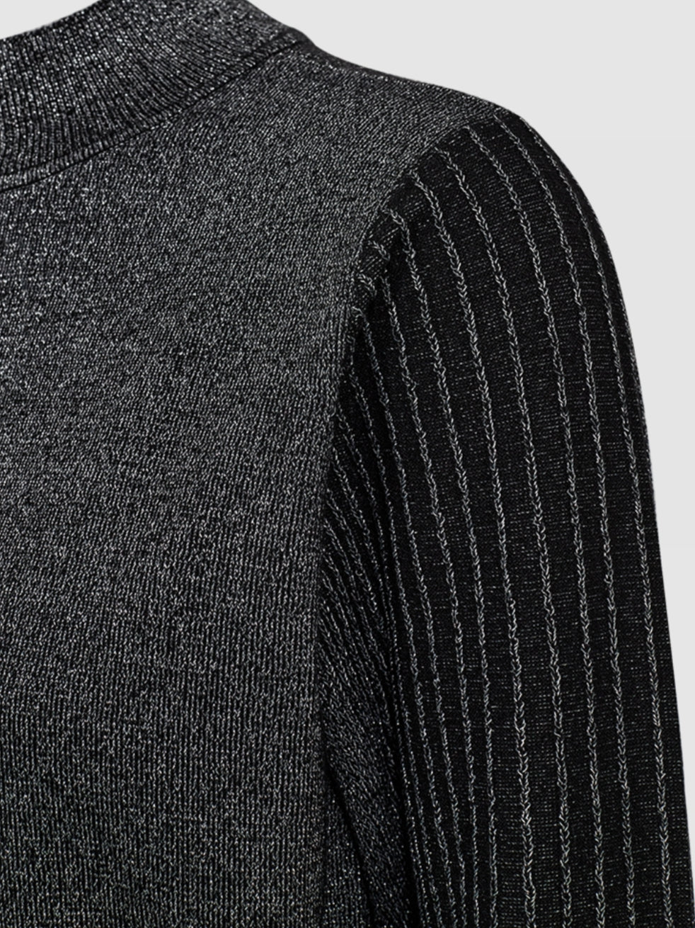 Freequent trui Bisolo sparkle black/silver
