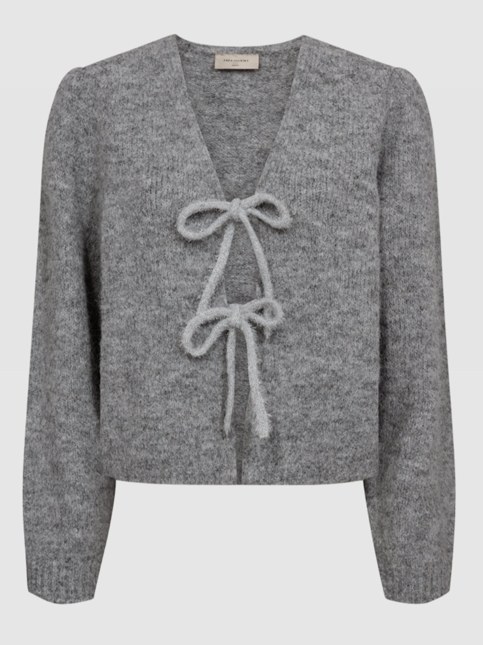 Freequent vest Lulu medium grey melange