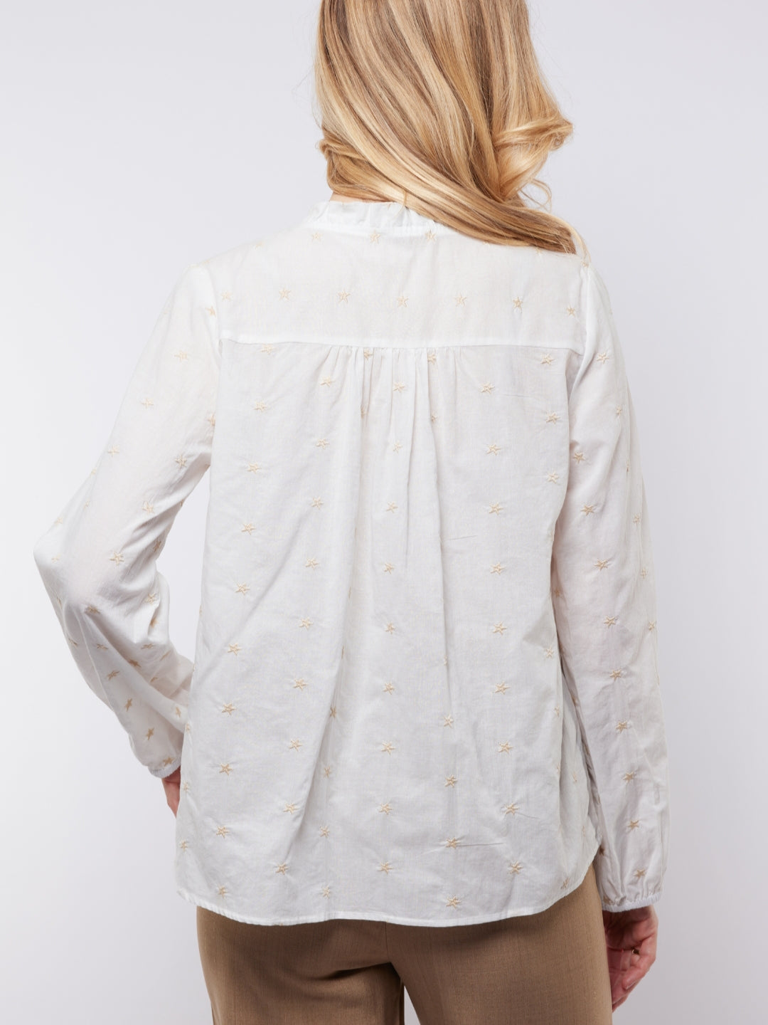 C&S blouse Lizzy offwhite/sand