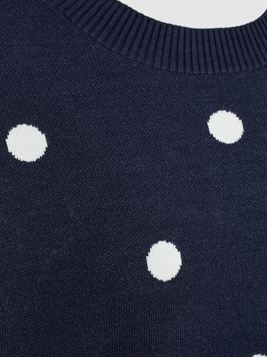 Freequent trui Flow navy blazer/offwhite