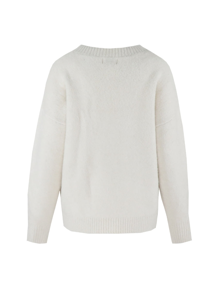C&S vest Cato wool white