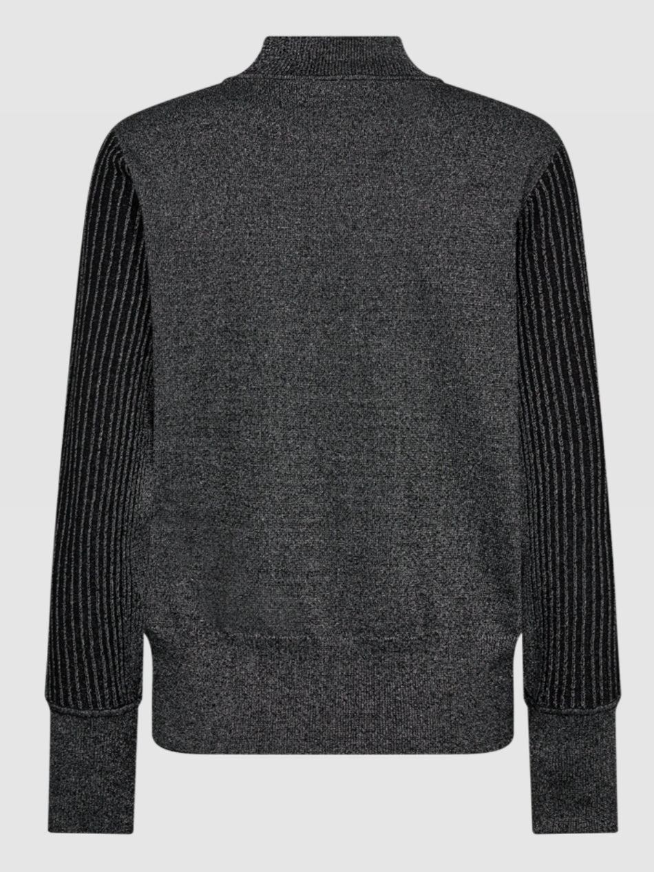 Freequent trui Bisolo sparkle black/silver