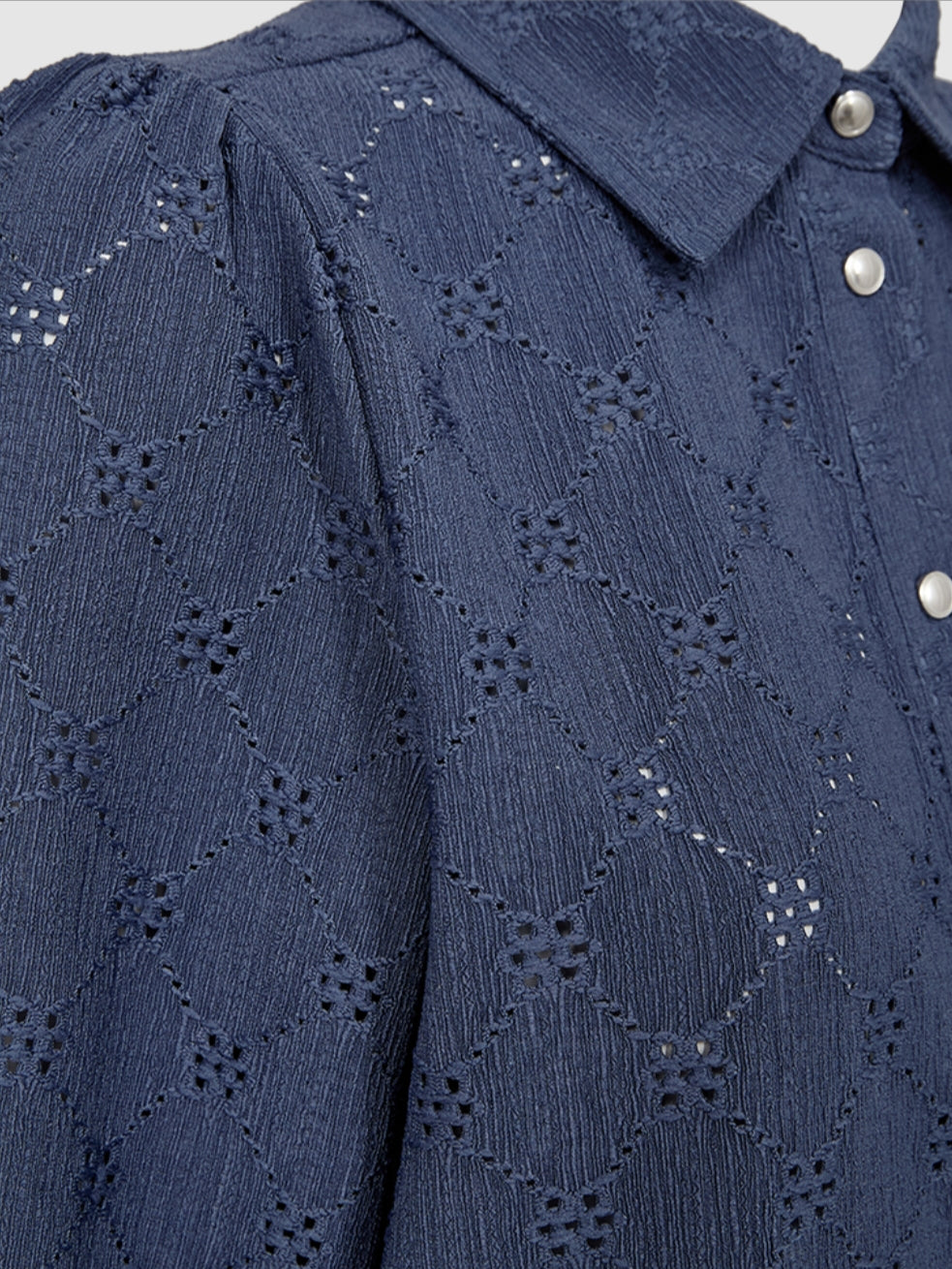 Freequent blouse Leni vintage indigo