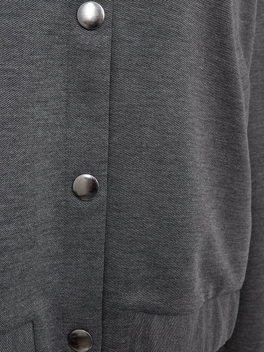 Freequent bomberjack Naya dark grey melange