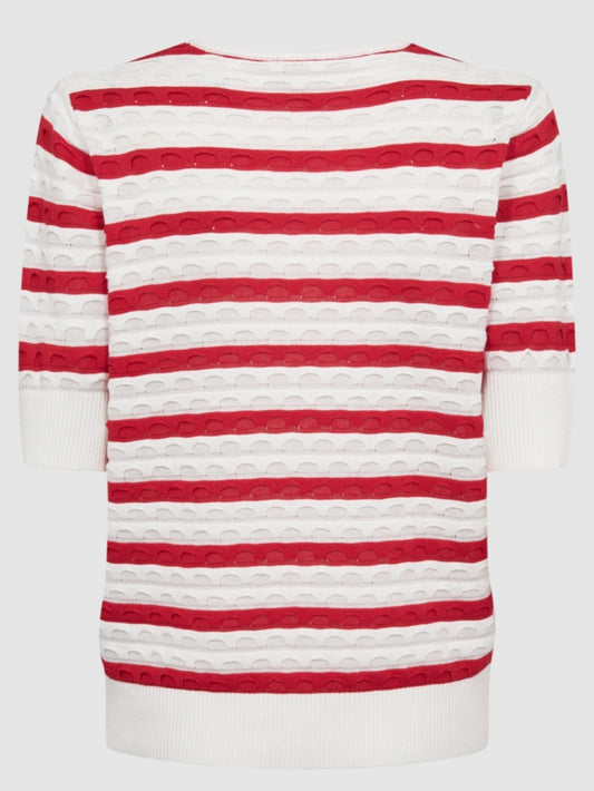 Freequent trui Dodo star offwhite/true red