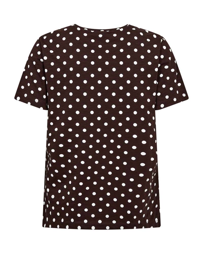 Freequent T-shirt Viva coffee bean/brilliant white