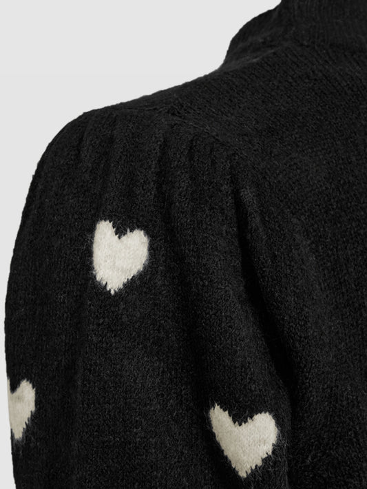 Freequent trui Faith black/moonbeam melange