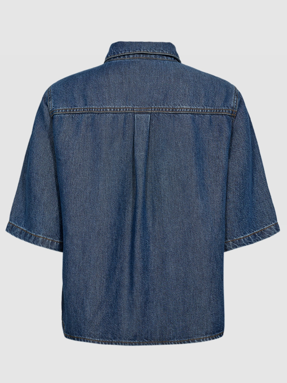 Freequent jeansblouse Milo medium blue denim