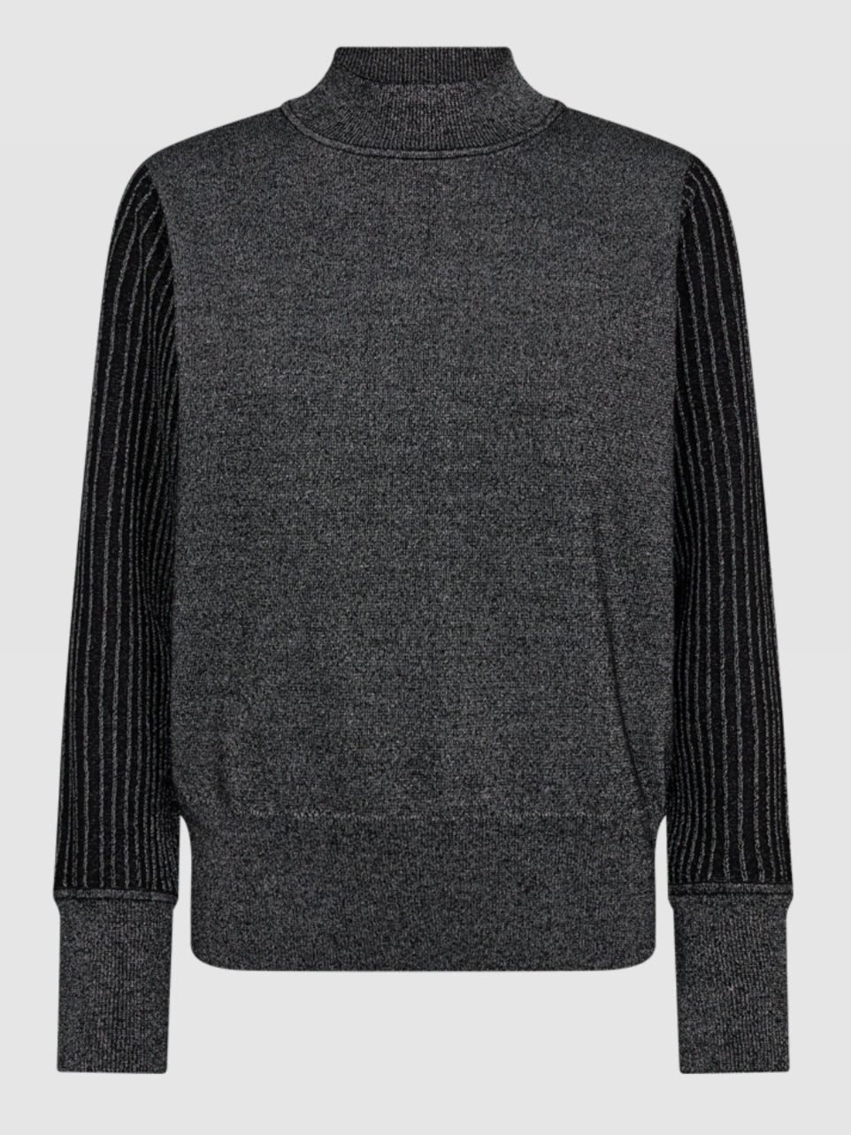 Freequent trui Bisolo sparkle black/silver
