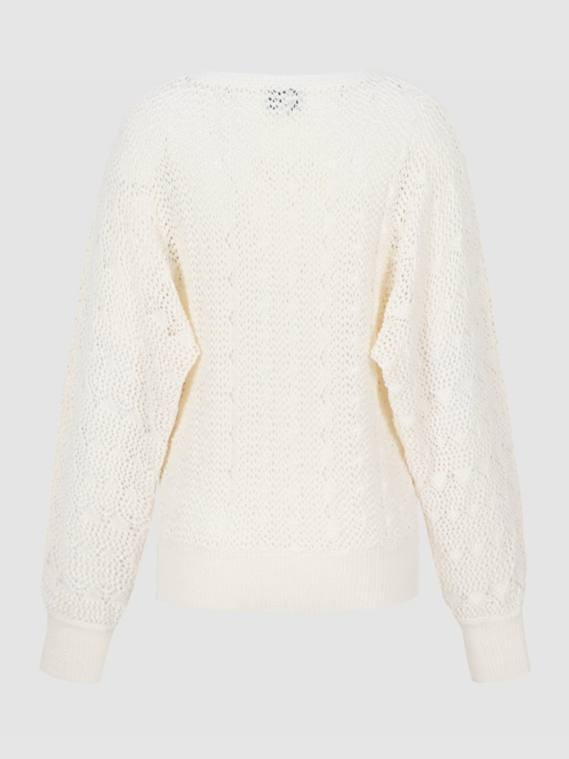 CS trui Khloe wool white