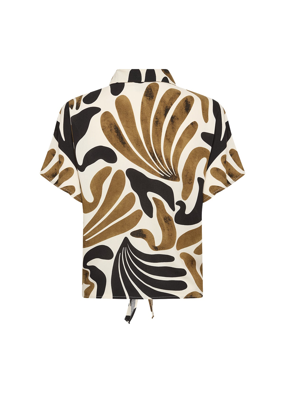 Soyaconcept blouse Feldi 1 zwart/mosterd