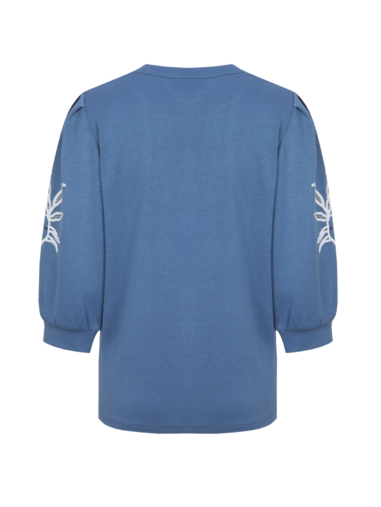 CS sweater Wiebke dusty blue