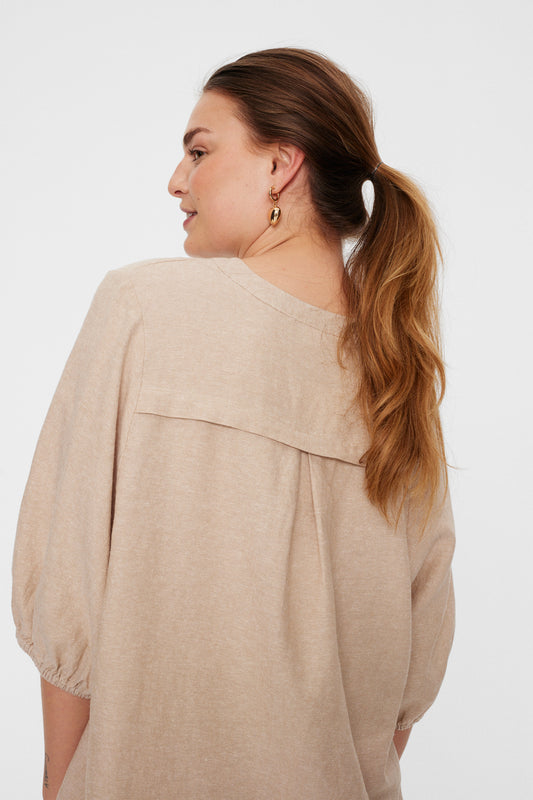 Freequent blouse Lava sand melange