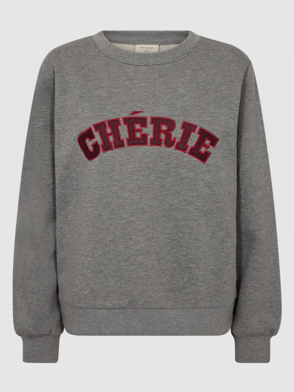 Freequent sweater Wana grey melange/port royale