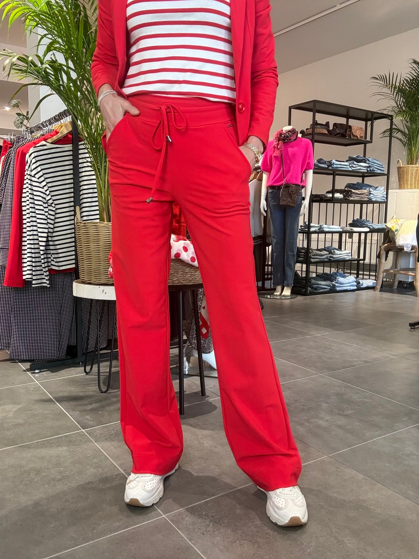 Mi Piace travelpants 202631 bonded red