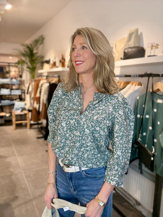 Freequent blouse Mollie dark forest/moonbeam