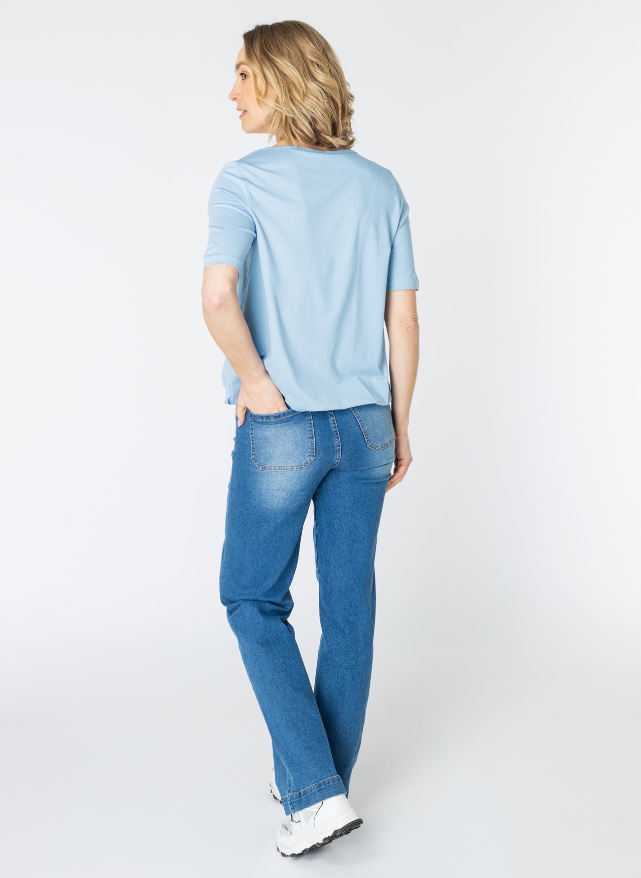 ES&SY T-shirt Marleen denim blue