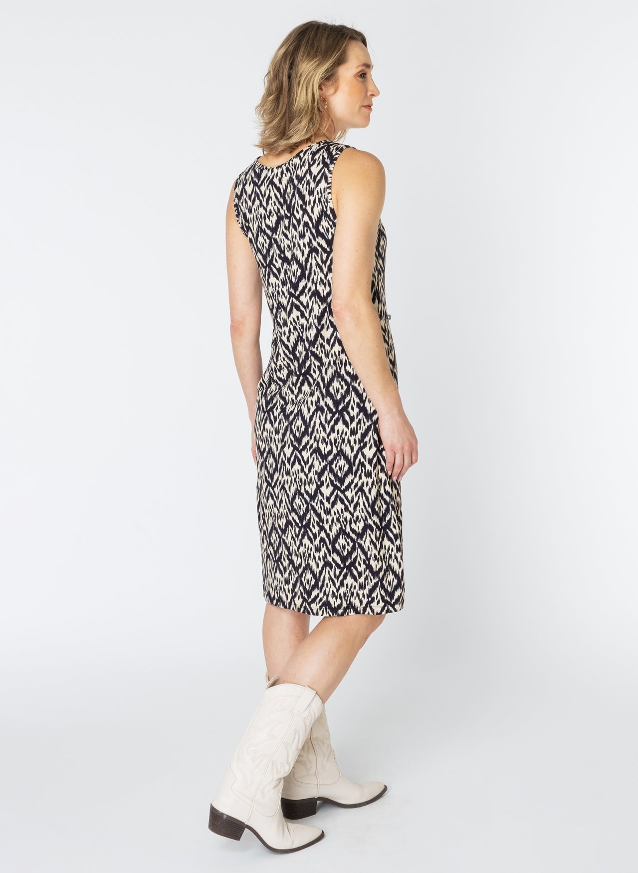 ES&SY jurk Marlie black/multicolour