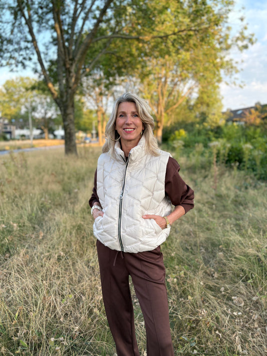 Bella bodywarmer zand one size