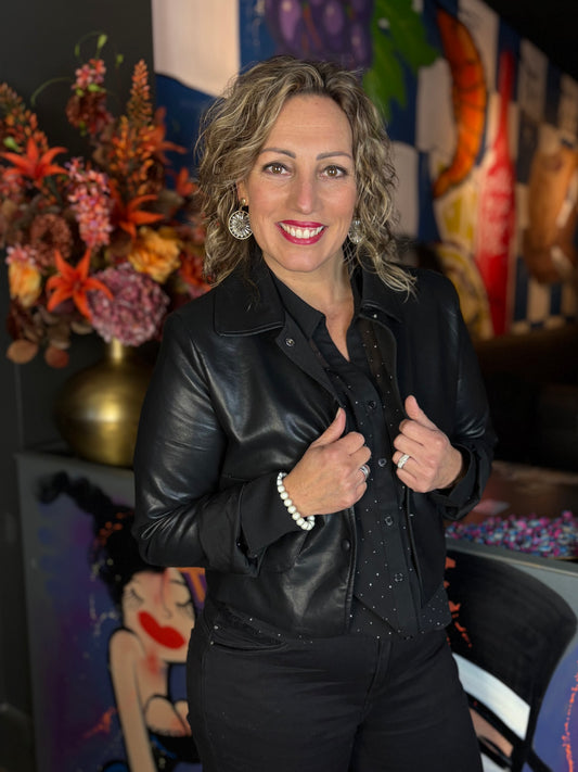 Drôle de Copine jack leatherlook black