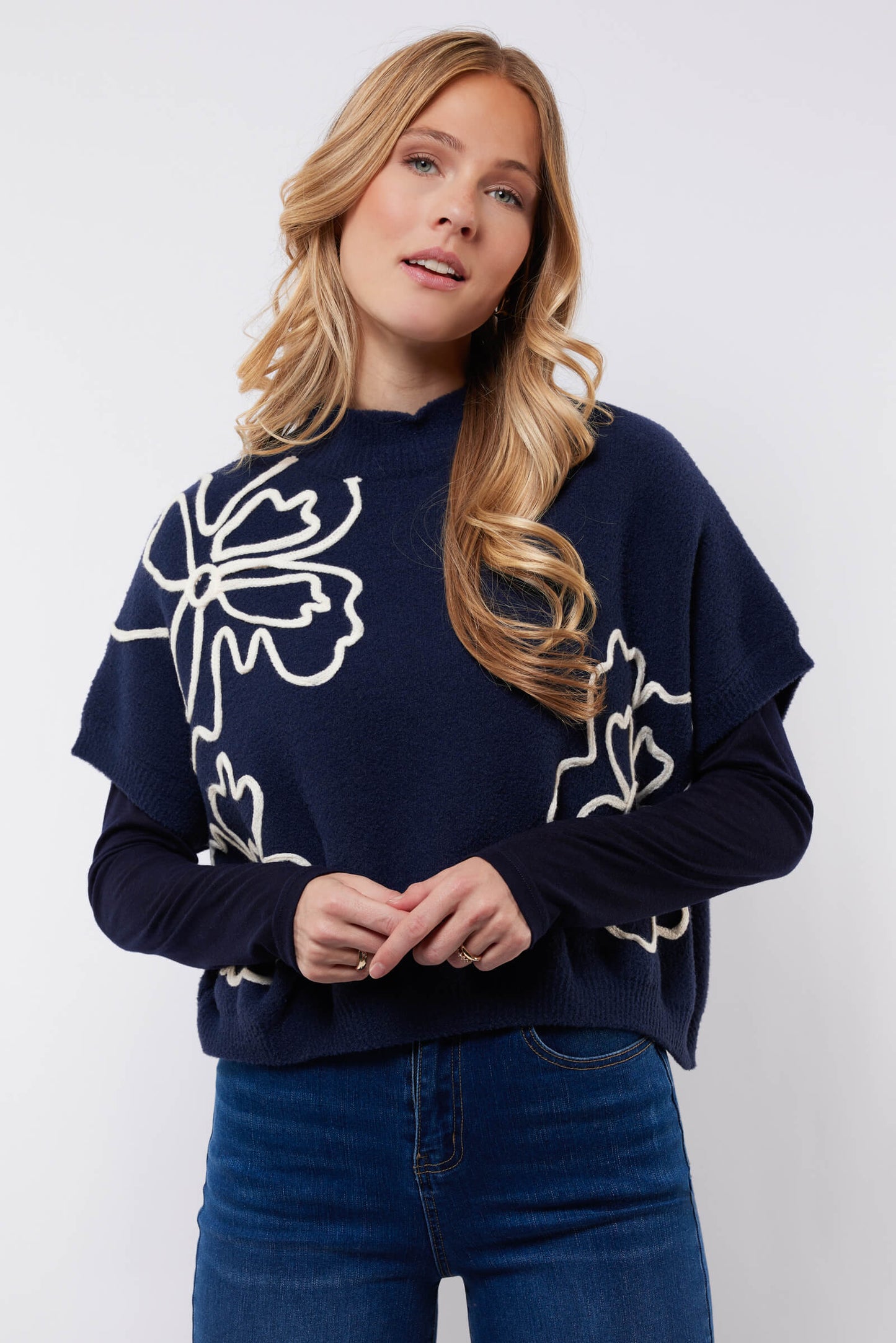 C&S spencer Violette midnight blue/sand
