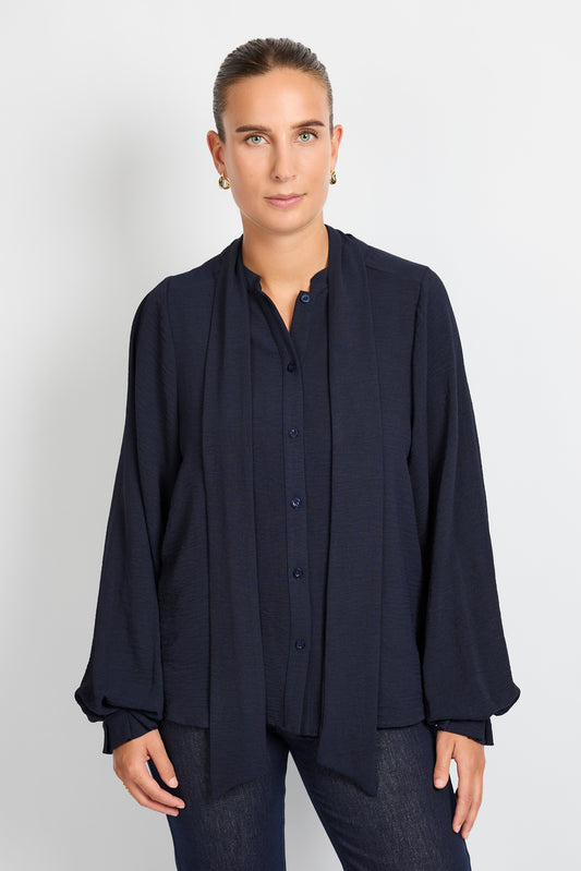 C&S blouse Lillith midnight blue