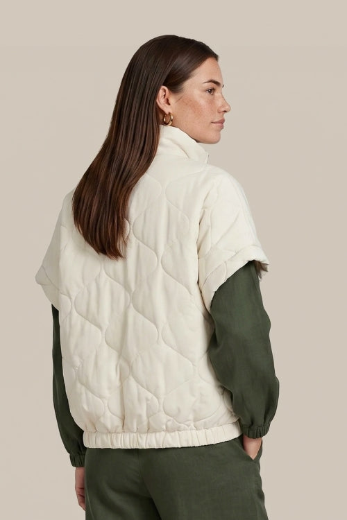 CS The Label gilet Ondra sand
