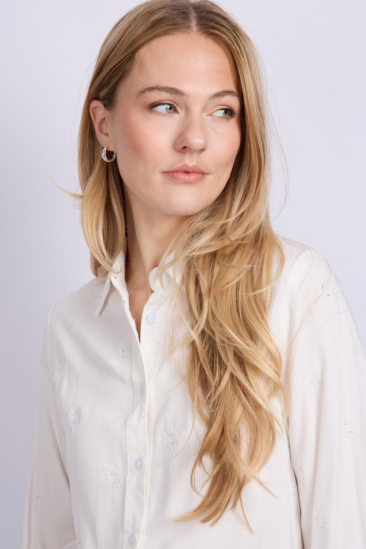 C&S blouse Linde offwhite