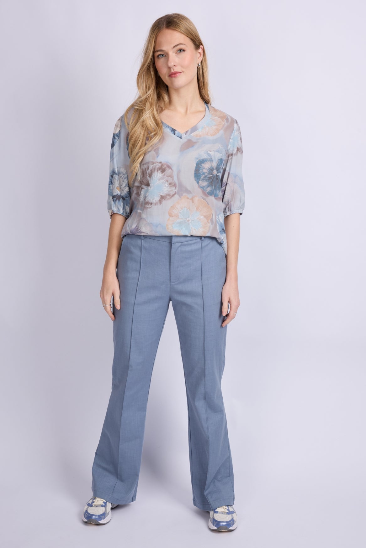 C&S broek Pryanka light jeans blue