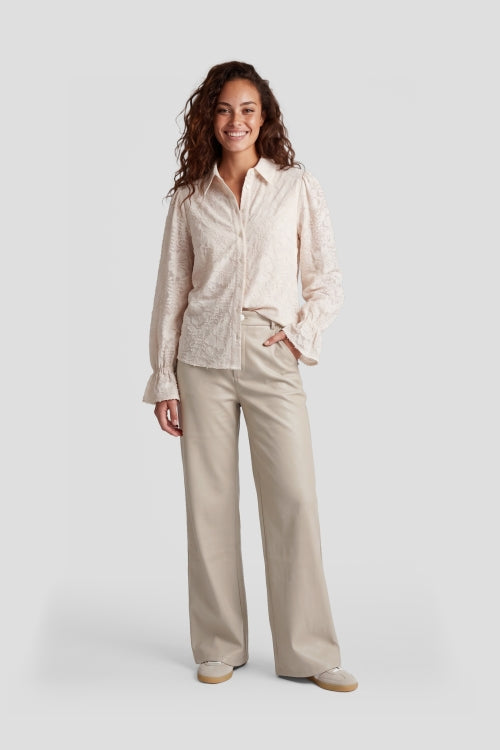 CS The Label blouse Blizz sand