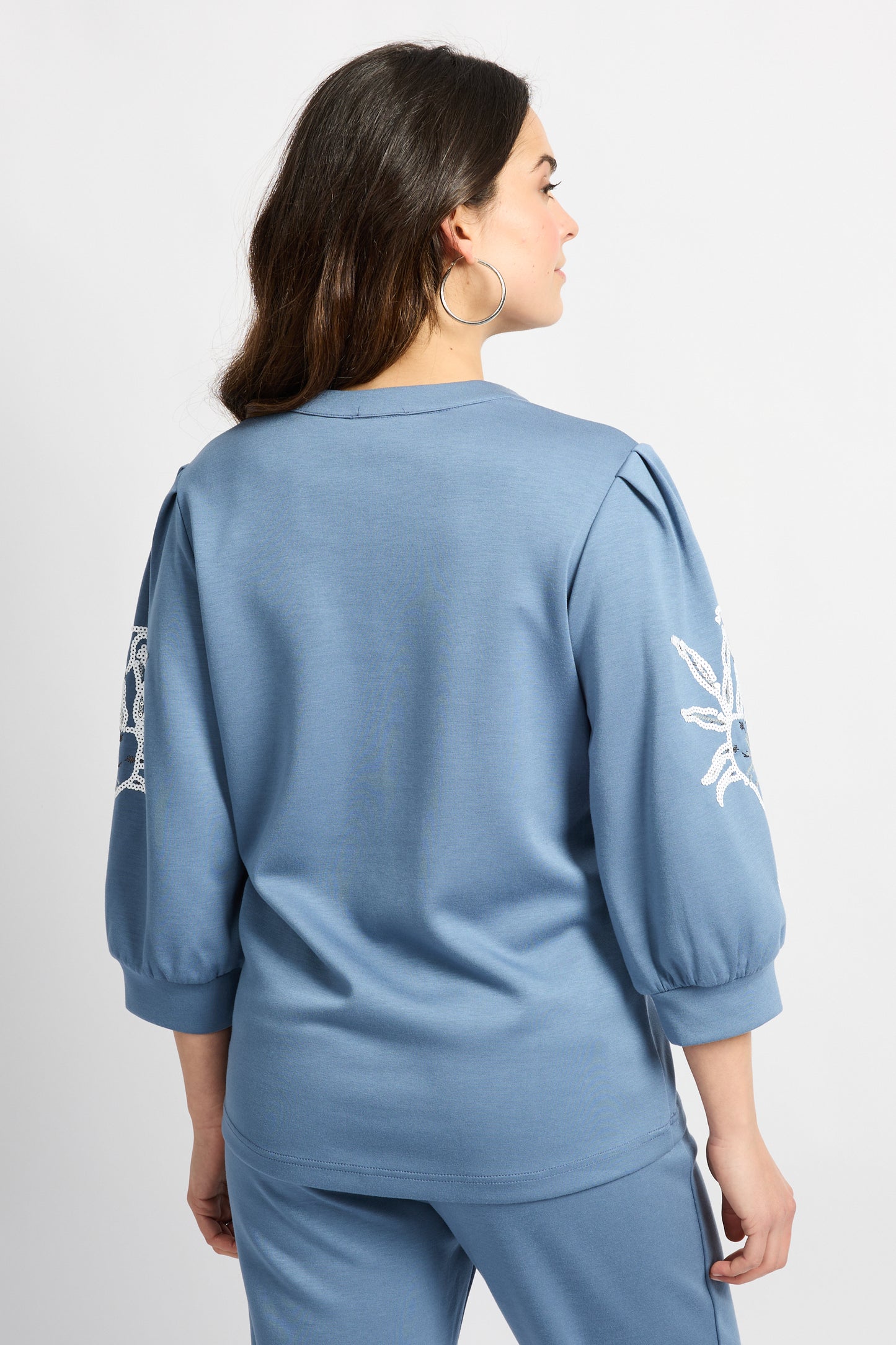 CS sweater Wiebke dusty blue