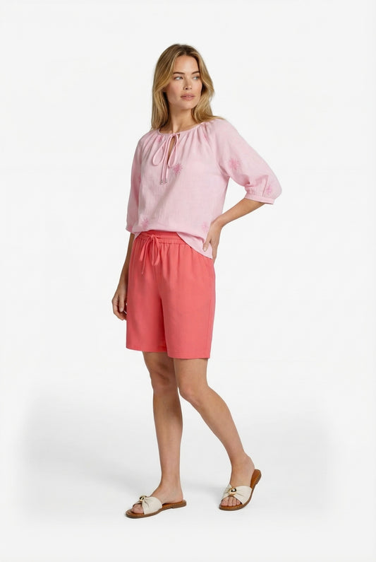 CS The Label blouse Lindis powder pink/sunkissed coral